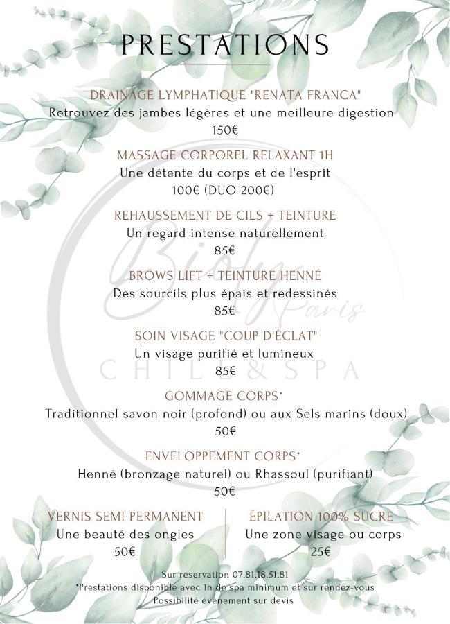 Bioty Chill & Spa Le Blanc-Mesnil Bagian luar foto